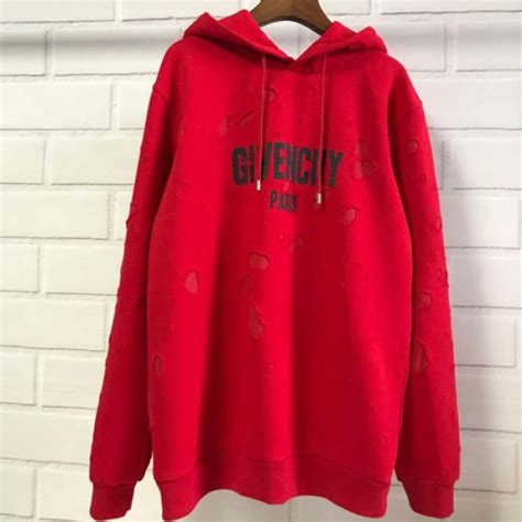 givenchy red hoodie replica|Givenchy hoodie price.